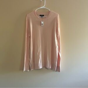 Men’s pink NWT pullover sweater long sleeve